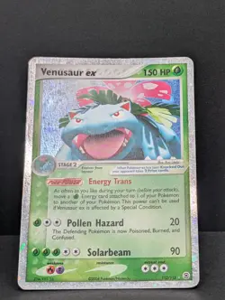 Venusaur ex 112/112 FireRed & LeafGreen Holo Ultra Rare Pokemon TCG Nintendo MP - Image 3