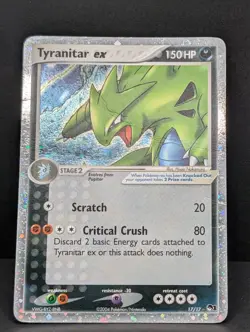 Tyranitar ex 017/017 POP Series 1 Holo Ultra Rare promo Pokemon TCG Nintendo HP - Image 3