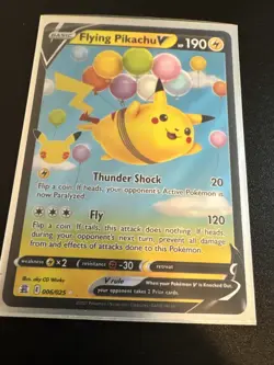 Pokemon Celebrations Flying Pikachu V 6/25 NM/M - Image 1