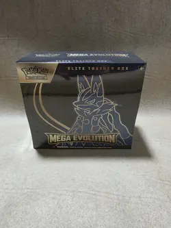 Pokemon TCG Mega Evolution Elite Trainer Box Factory Sealed New - Image 1