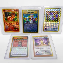 Bootleg Pokemon Holo Prism Japanese Vending Sticker Lot, Vintage 90's - Image 1