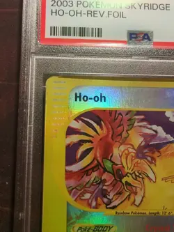2003 POKEMON SKYRIDGE #149 HO-OH-REVERSE FOIL PSA 2 - Image 2