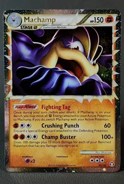 Pokemon TCG Machamp Prime Triumphant 95/102 Holo Holo Rare Prime NM - Image 1