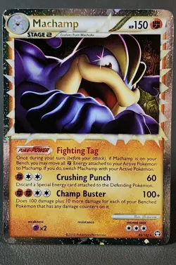 Pokemon TCG Machamp Prime Triumphant 95/102 Holo Holo Rare Prime NM - Image 2