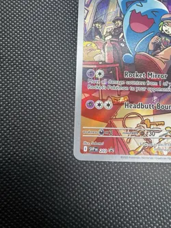 Pokemon TCG Team Rocket's Wobbuffet SVP 203 Pokemon Center Exclusive Promo - NM - Image 2