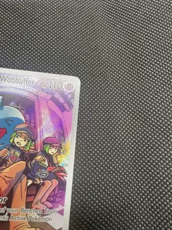Pokemon TCG Team Rocket's Wobbuffet SVP 203 Pokemon Center Exclusive Promo - NM - Image 4