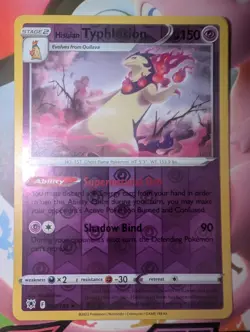 POKEMON TCG HISUIAN TYPHLOSION REVERSE HOLO ASTRAL RADIANCE 052/189 NM/MINT - Image 1