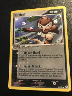 Nuzleaf 45/101 LP Energy Holo Hidden Legends Pokemon. Ships Fast w/Tracking! - Image 1