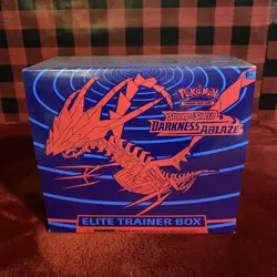 POKEMON TCG DARKNESS ABLAZE FACTORY SEALED ELITE TRAINER BOX ETB sticky - Image 1