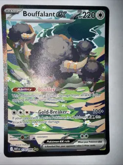 Bouffalant ex 170/086 Pokemon TCG SV: White Flare Special Illustration Rare NM - Image 1