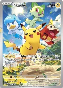 ? Pikachu SVP 027 | Full Art Promo | NM | Pokemon TCG - Image 1