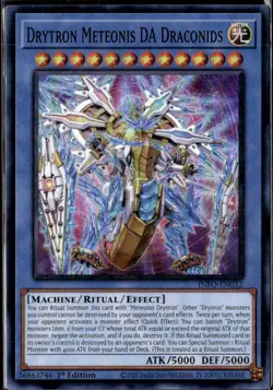Yu-Gi-Oh! Drytron Meteonis DA Draconids INFO-EN032 1st Edition LP - Image 1