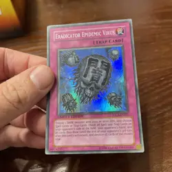 Yu-Gi-Oh! Eradicator Epidemic Virus TDGS-ENSE1 Limited Edition Super Rare - Image 4