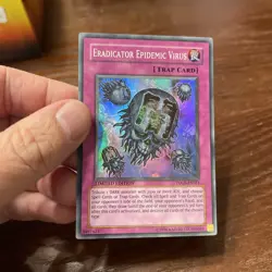 Yu-Gi-Oh! Eradicator Epidemic Virus TDGS-ENSE1 Limited Edition Super Rare - Image 5