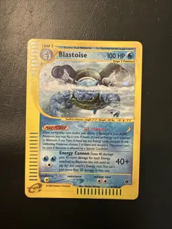 Blastoise Expedition 4/165 Holo Near Mint Pokemon Card - Image 1
