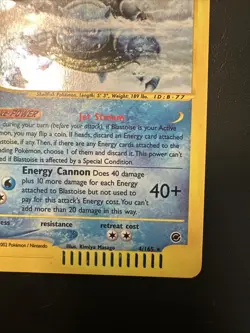 Blastoise Expedition 4/165 Holo Near Mint Pokemon Card - Image 5
