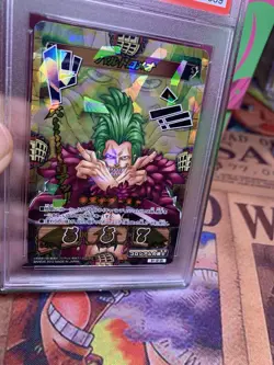 Bartolomeo Japanese One Piece Kizuna Boost Card Battle Card PSA 9 B1-32 GR Holo - Image 5