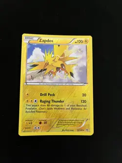 Zapdos 23/108 EXC Pokemon Cards XY - Roaring Skies Reverse Holo Rare - Image 1