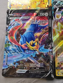 Pikachu V-Union Pokemon Oversized Jumbo Ultra Rare Card NM + Extras - Image 5
