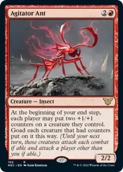 MTG - Agitator Ant - Commander: Kamigawa: Neon Dynasty - Light Play - Normal - Image 1