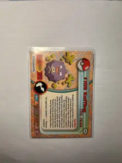 Koffing #109 - Topps BLUE LOGO - Series 2 - NON-HOLO - Pokemon Vintage Card - Image 2