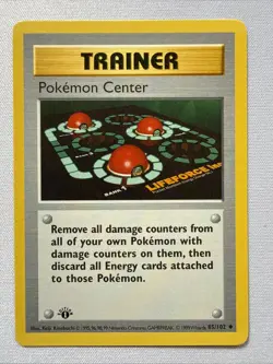 Pokemon Center 85/102 Base Set 1st Edition Regular Rare Vintage Pokemon Card - Image 2