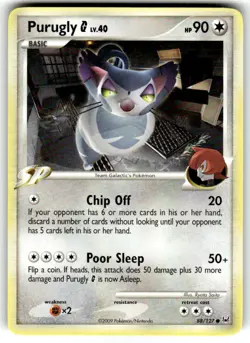 Purugly 88/127 - Platinum - Common - Pokemon Card TCG - NM - Image 1