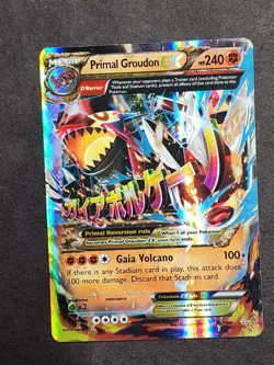 Pokemon TCG Mega Primal Groudon EX Holo Ultra Rare Card 2014 86/160 - Image 2