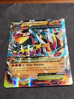 Pokemon TCG Mega Primal Groudon EX Holo Ultra Rare Card 2014 86/160 - Image 3
