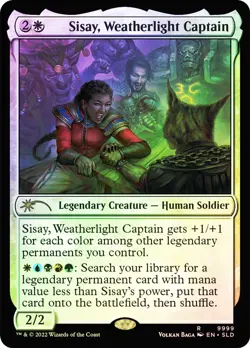Sisay, Weatherlight Captain (LP) Foil #9999 Secret Lair SLD Magic card MTG - Image 1