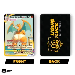 Robust Pokemon Pikachu - Custom Holographic Fan-Art Funny Meme Card - Image 5