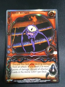 Yu Yu Hakusho TCG CCG Mad Bomb L10 Gateway League Card LP - Image 1