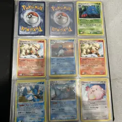 Pokemon Diamond and Pearl era card lot vintage blastoise Gyrados Swampert - Image 2