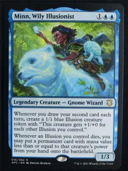 Minn Wily Illusionist - AFC - Mtg Card #5O4 - Image 1
