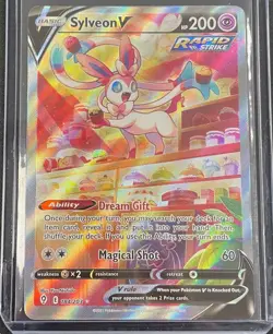 Sylveon V Alt Art Evolving Skies 184/203 Pokemon Card Holo Rare 2021 - Image 1