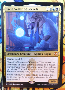 Tivit, Seller of Secrets Commander: Streets of New Capenna Regular - Image 1