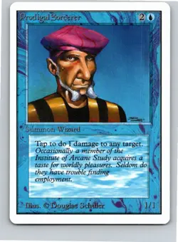 Magic the Gathering Prodigal Sorcerer Unlimited MTG Free Shipping! - Image 1