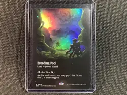 Breeding Pool - Borderless FOIL - Edge of Eternities EOE MTG - Image 1