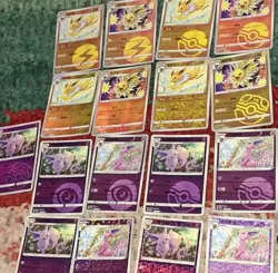 EXCLUSIVE Jolteon & Espeon CBB2C Gem Pack Vol 2 Card Lot S-Chinese Pokemon TCG - Image 1