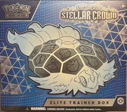 Pokemon Scarlet & Violet Stellar Crown Elite Trainer Box ETB New & Sealed - Image 1