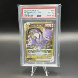 PSA GEM MINT 10 Mewtwo VStar Gold Secret Rare 2022 Pokemon GO - 086/078 - Image 1