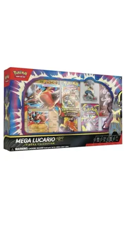 LOT OF FOUR (4) - Pokemon Mega Lucario ex Figure Collection Box Factory Sealed - Image 1