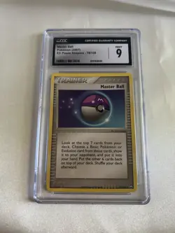 2007 Power Master Ball U Pokemon Ex Keepers #78 CGC 9 Mint - Image 1