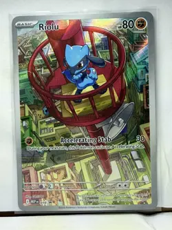 2025 Pokemon ME Black Star Promos MEP EN Riolu #010 - Image 1