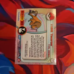 Tauros #128 - Silver Foil - Pokemon Topps Series 3 - Image 3
