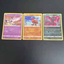 Pokemon TCG - Galarian Articuno Zapdos Moltres Set Holo - Evolving Skies - Image 1