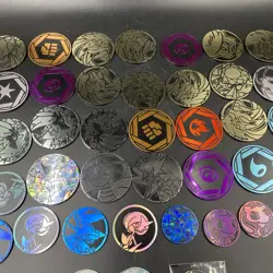 Pokemon TCG Metal Mega Charizard Coin Metal Mewtwo Coin And Others Lot Of 56 - Image 3