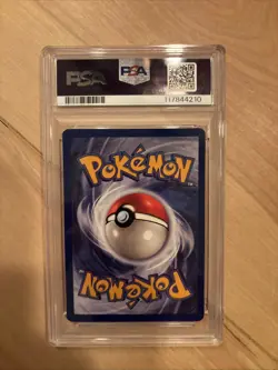 Pokemon Alakazam TCG Base Set Unlimited 1/102 RARE Holo PSA 8 - Image 3