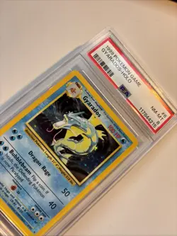PSA 8 Gyarados Holo 6/102 Pokemon Base Set Unlimited 1999 WOTC - Image 2