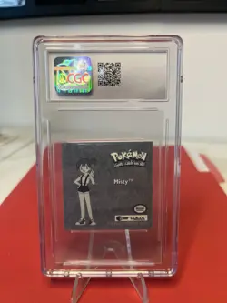 Pokemon 1999 Artbox Series 1 Prizm Stickers Misty PR38 Bonus Pack - Image 2